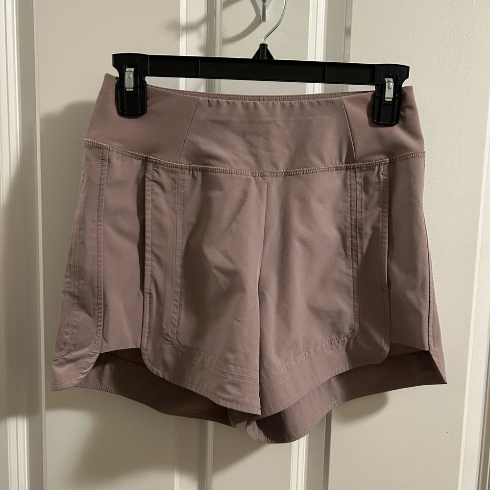 Layer 8 Pale Pink Mauve Athletic Shorts Moisture Wicking Size XS - Picture 7 of 12